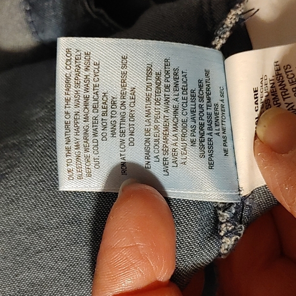 🍁Reitmans Blue Denim Jacket Size 16 NWT - Picture 10 of 13